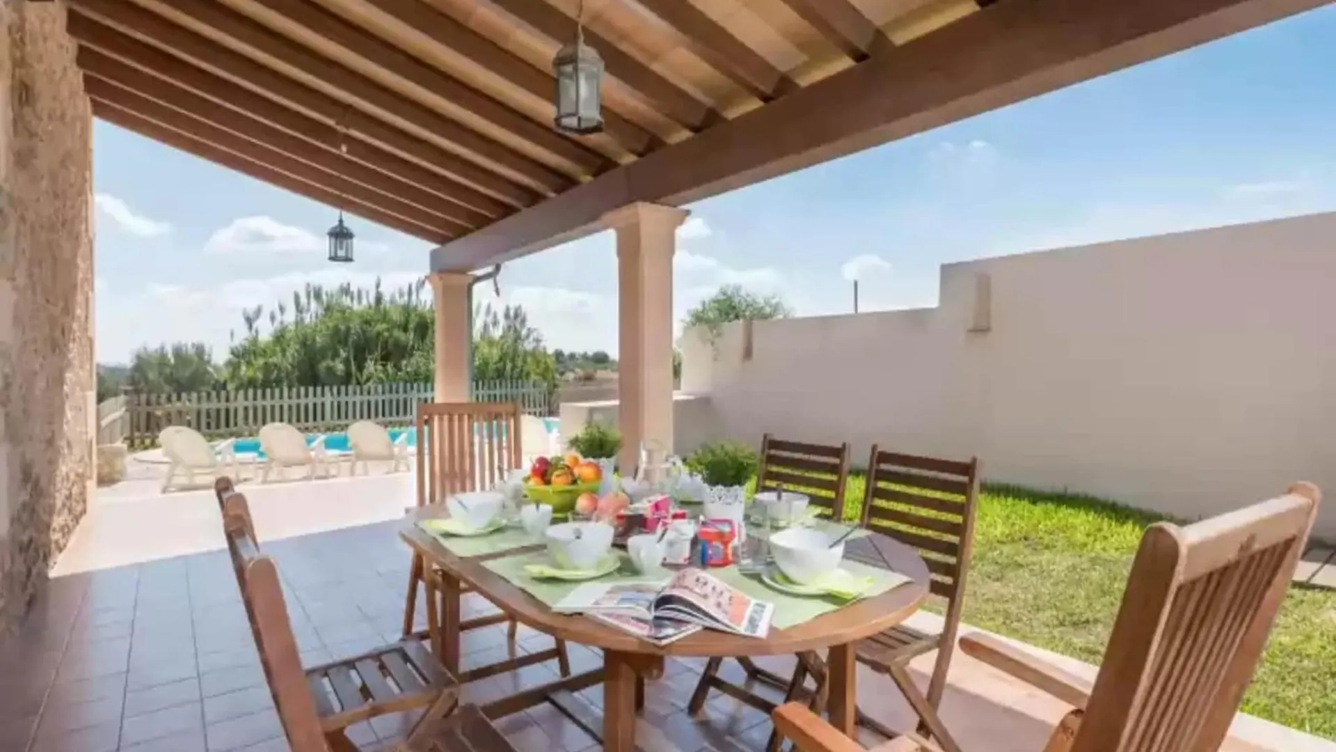Villa With Children Friendly Lawn Area Inca  Spain